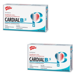 Cardial B 5, 2 piezas con 20 tab c/u