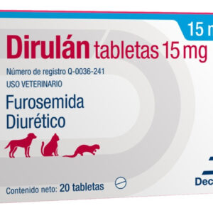 Dirulan 15mg. 20 Tabletas